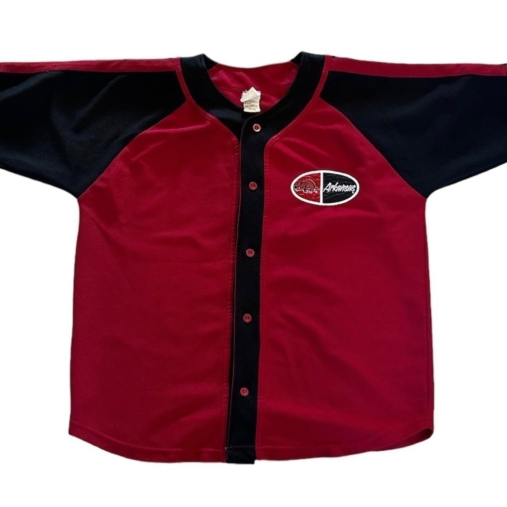 Arkansas Razorbacks Baseball Jersey. Vintage Size XL Go Hogs